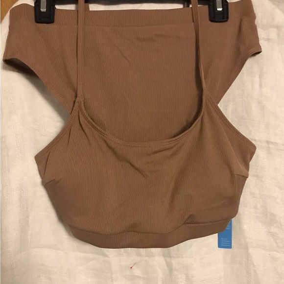 NEW wTags 2 piece Swim Suit size Large- Brown - Picture 3 of 8